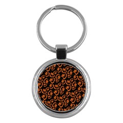 Pattern Halloween Jackolantern Key Chains (round)  by iCreate