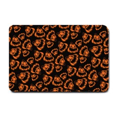 Pattern Halloween Jackolantern Small Doormat  by iCreate