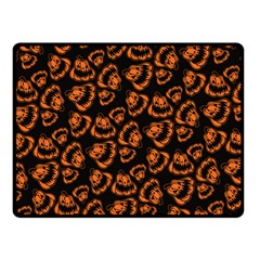 Pattern Halloween Jackolantern Double Sided Fleece Blanket (small)  by iCreate