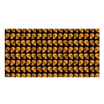 Halloween Color Skull Heads Satin Shawl Front