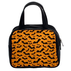 Pattern Halloween Bats  Icreate Classic Handbags (2 Sides) by iCreate