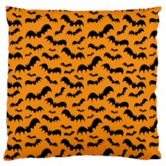 Pattern Halloween Bats  Icreate Standard Flano Cushion Case (one Side) by iCreate