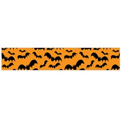 Pattern Halloween Bats  Icreate Flano Scarf (large) by iCreate