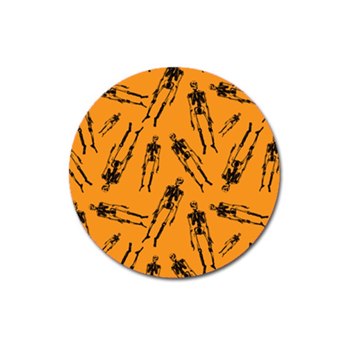 Halloween Skeletons  Magnet 3  (Round)