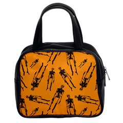 Halloween Skeletons  Classic Handbags (2 Sides) by iCreate