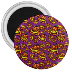 1pattern Halloween Colorfuljack Icreate 3  Magnets by iCreate