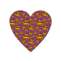 1pattern Halloween Colorfuljack Icreate Heart Magnet by iCreate