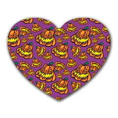 1pattern Halloween Colorfuljack Icreate Heart Mousepads by iCreate