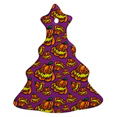 Halloween Colorful Jackolanterns  Christmas Tree Ornament (two Sides)