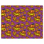 Halloween Colorful Jackolanterns  Double Sided Flano Blanket (Medium)  60 x50  Blanket Front