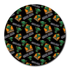 Halloween Ghoul Zone Icreate Round Mousepads by iCreate