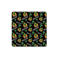 Halloween Ghoul Zone Icreate Square Magnet