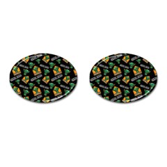 Halloween Ghoul Zone Icreate Cufflinks (Oval)