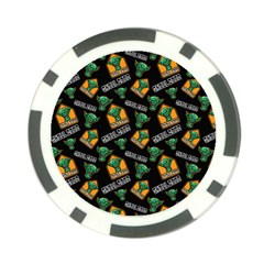 Halloween Ghoul Zone Icreate Poker Chip Card Guard (10 pack)