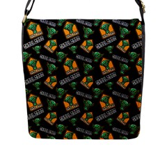 Halloween Ghoul Zone Icreate Flap Messenger Bag (L) 