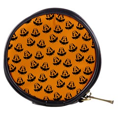 Halloween Jackolantern Pumpkins Icreate Mini Makeup Bags by iCreate