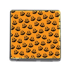 Halloween Jackolantern Pumpkins Icreate Memory Card Reader (square) by iCreate