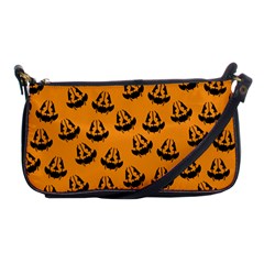 Halloween Jackolantern Pumpkins Icreate Shoulder Clutch Bags by iCreate