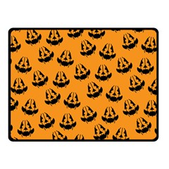 Halloween Jackolantern Pumpkins Icreate Fleece Blanket (small) by iCreate