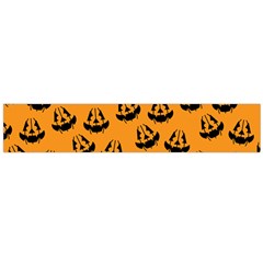 Halloween Jackolantern Pumpkins Icreate Flano Scarf (large) by iCreate