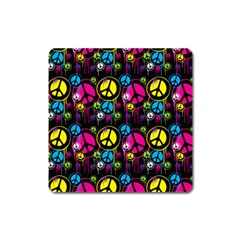 Peace Drips Icreate Square Magnet by iCreate