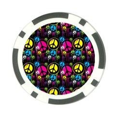 Peace Drips Icreate Poker Chip Card Guard by iCreate