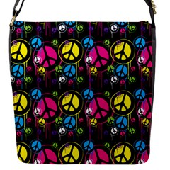 Peace Drips Icreate Flap Messenger Bag (s)