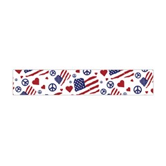 Peace Love America Icreate Flano Scarf (mini) by iCreate