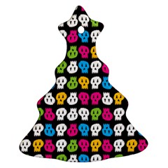 Pattern Painted Skulls Icreate Ornament (christmas Tree)  by iCreate