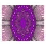 fantasy-flowers in harmony  in lilac Double Sided Flano Blanket (Small)  50 x40  Blanket Front