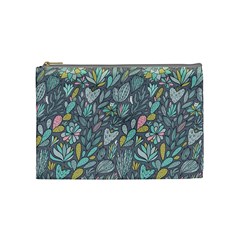 Cactus Pattern Green  Cosmetic Bag (medium) 