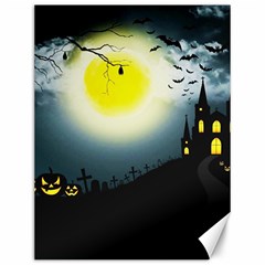 Halloween landscape Canvas 12  x 16  