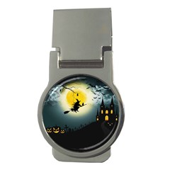 Halloween Landscape Money Clips (round) 