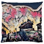 Modern abstract painting Large Cushion Case (Two Sides) Front