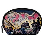 Modern abstract painting Accessory Pouches (Large)  Front