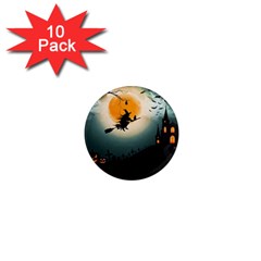 Halloween landscape 1  Mini Magnet (10 pack) 