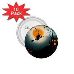 Halloween landscape 1.75  Buttons (10 pack)