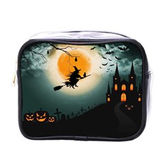 Halloween landscape Mini Toiletries Bags