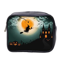 Halloween landscape Mini Toiletries Bag 2-Side