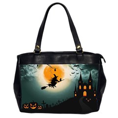 Halloween landscape Office Handbags (2 Sides) 