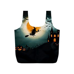 Halloween landscape Full Print Recycle Bags (S) 