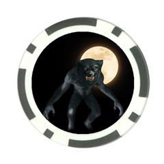 Werewolf Poker Chip Card Guard