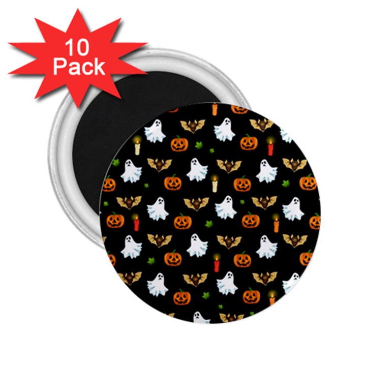 Halloween pattern 2.25  Magnets (10 pack) 