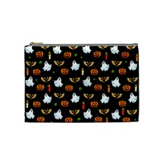 Halloween Pattern Cosmetic Bag (medium)  by Valentinaart