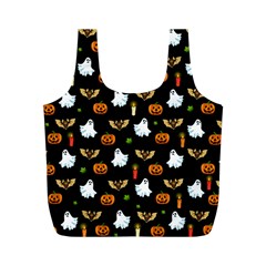 Halloween Pattern Full Print Recycle Bags (m)  by Valentinaart