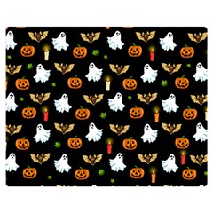 Halloween Pattern Double Sided Flano Blanket (medium)  by Valentinaart