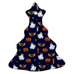 Halloween Pattern Ornament (christmas Tree)  by Valentinaart