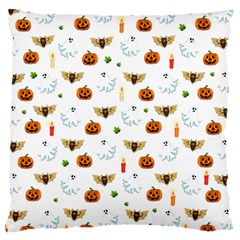 Halloween Pattern Large Cushion Case (one Side) by Valentinaart