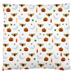Halloween Pattern Large Flano Cushion Case (two Sides) by Valentinaart