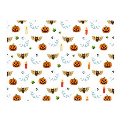 Halloween Pattern Double Sided Flano Blanket (mini)  by Valentinaart